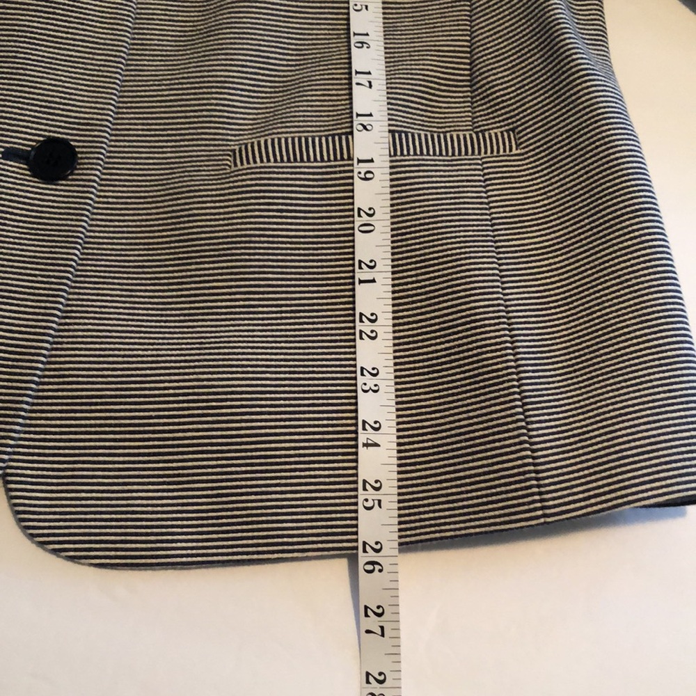 Talbots Navy Pinstripe Jacket Blazer - Picture 8 of 13